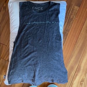 Small gray Ence muscle tank